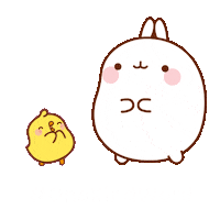 Be Kind Thank You Sticker by Molang