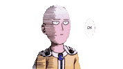 One Punch Man Sticker by Alissandra