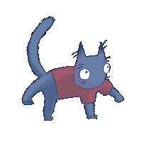 Anna_Dudko sport cat fitness exercises Sticker