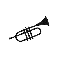 Jaguar Trumpet Sticker by JohnsonHSBand