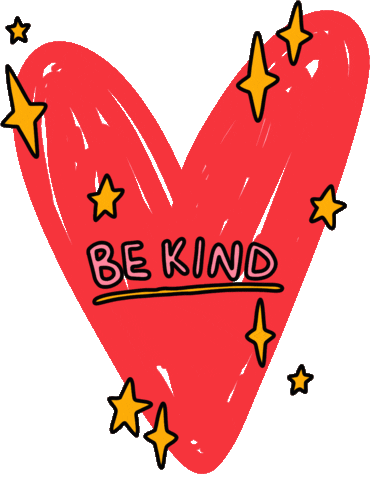 Stay Home Be Kind Sticker by Poppy Deyes