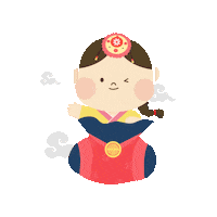 Korea 추석 Sticker