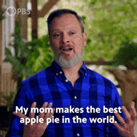Mom makes best pie