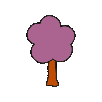 Maple Tree Fall Sticker by Maeve Chocolate