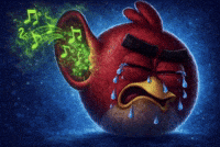 Angry Bird Crying GIF