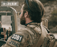 thecovenantmovie confused look military jake gyllenhaal GIF