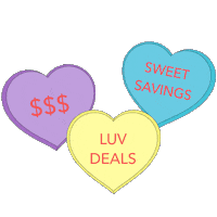 valentine's day love Sticker by RetailMeNot