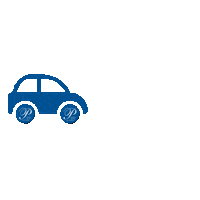 Blue Car Sticker by Premier Parking