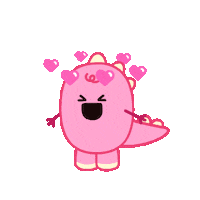 In Love Kiss Sticker by DINOSALLY