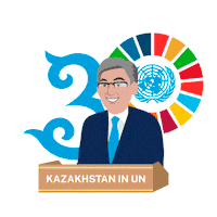 Children Un Sticker by uninkazakhstan