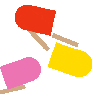 Summer Icecream Sticker by Nina Pizza