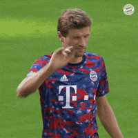 Sport Waving GIF by FC Bayern Munich