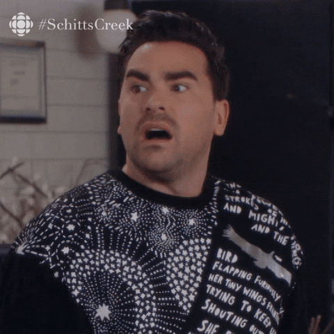 schitts creek wtf GIF by CBC