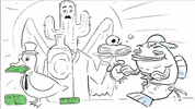 Cartoon Hell GIF by Dropout.tv