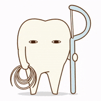 Cleaning Tooth GIF by dental_sozai