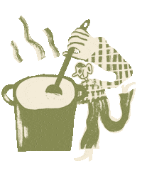 Food Cooking Sticker