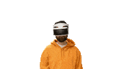 Isobar_Norge yeah ok man orange Sticker