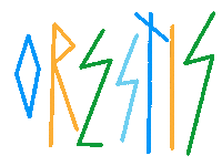 Orestis Sticker by The Art Plug