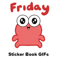 Bouncing Week End Sticker by Sticker Book iOS GIFs