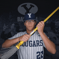 Sport Baseball GIF by BYU Cougars