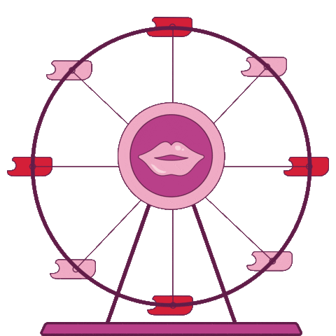 FLOWERBeauty flower drew drew barrymore ferris wheel Sticker