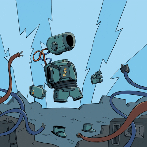 Shocked Art GIF by GoonsofBalatroon