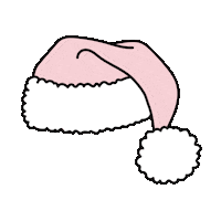 Santa Hat Christmas Sticker by Revie Jane