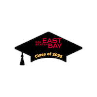 Graduation Grad Sticker by Cal State East Bay
