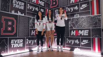 Griddy GIF by Brown Volleyball