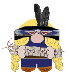Native American Gnome Sticker