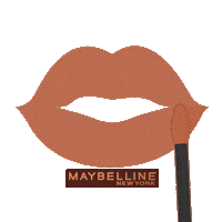 Coffee Lipstick Sticker by Maybelline