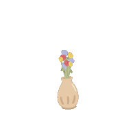 ughrosey flowers minimal flor cottagecore Sticker