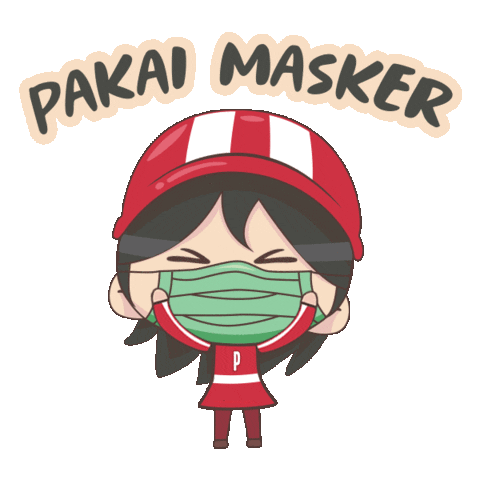 Mask Love Sticker by Glico Pocky