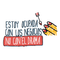 No Drama Sticker by Cabrona Inc.