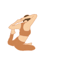 Yoga Exercise Sticker