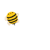 Bumble Bee Loop Sticker by Kev Lavery