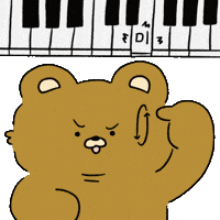 gomgoming run bear go muscle GIF