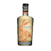 Tequila Bottle Sticker by Suerte Tequila