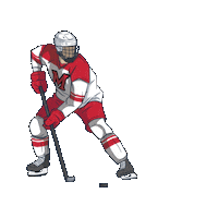 College Hockey Sport Sticker