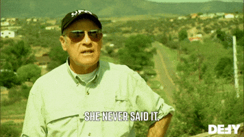 She Never Said It