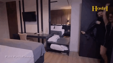 hostelbyanabel reaction love meme drunk GIF