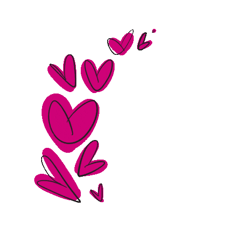 Katiefiddler Hearts Sticker by Activator Co.