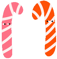 Candy Canes Christmas Sticker by akkolade.studio
