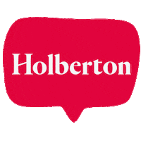 Speech Bubble Sticker by Holberton