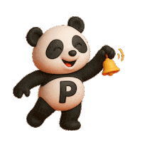 Christmas Panda Sticker by Pandastic Studio