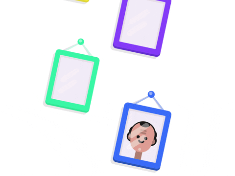 hi frame happy character motion design characters hello family GIF by Motiongarten