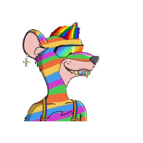 Rainbow Colors Sticker by Mice City