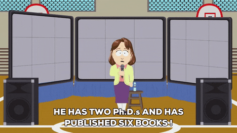 books announcement GIF by South Park 