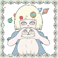 Art Cat Sticker