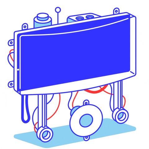 RobotHouse giphyupload heart robot screen GIF